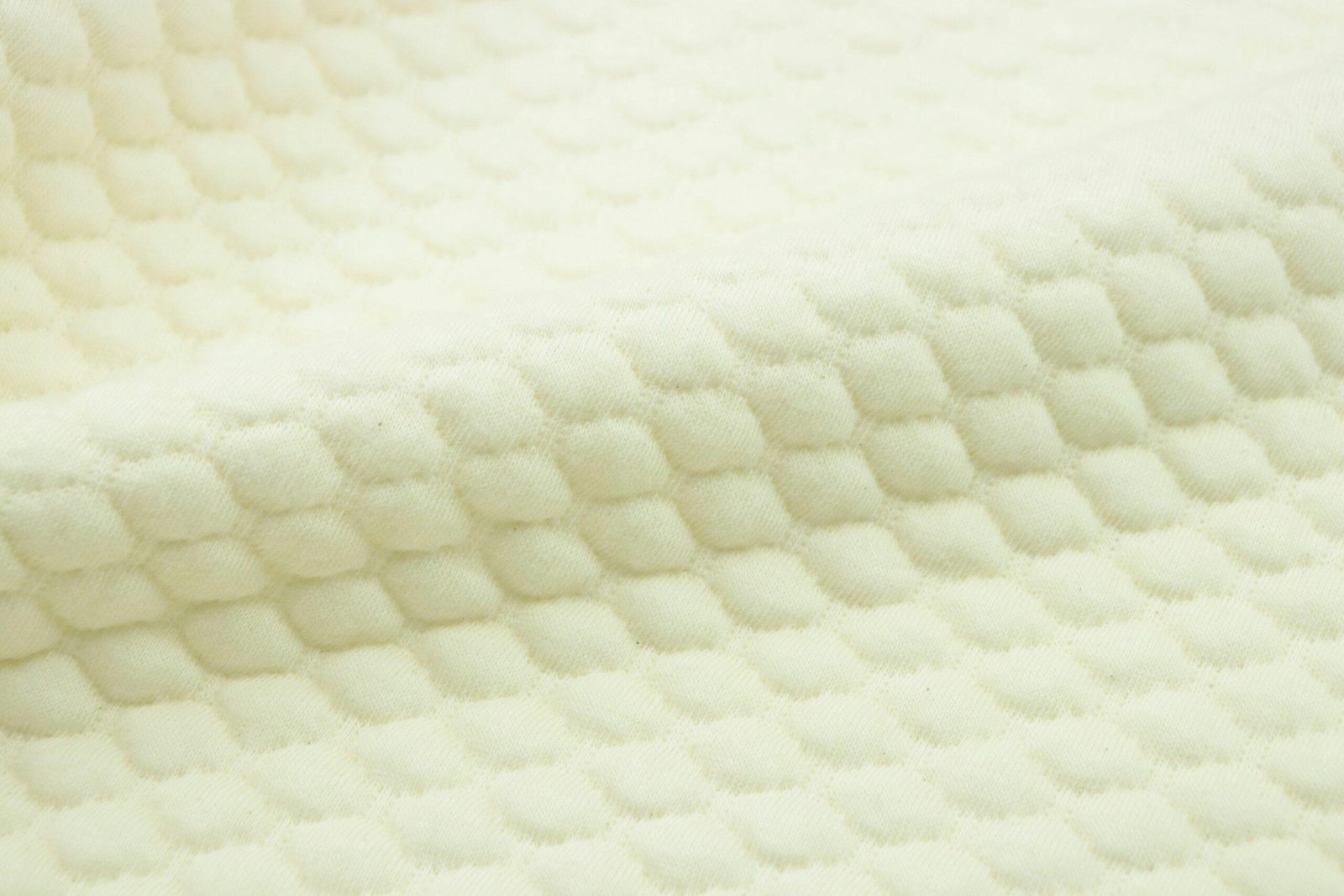Close-up of organic cotton pads highlighting their texture