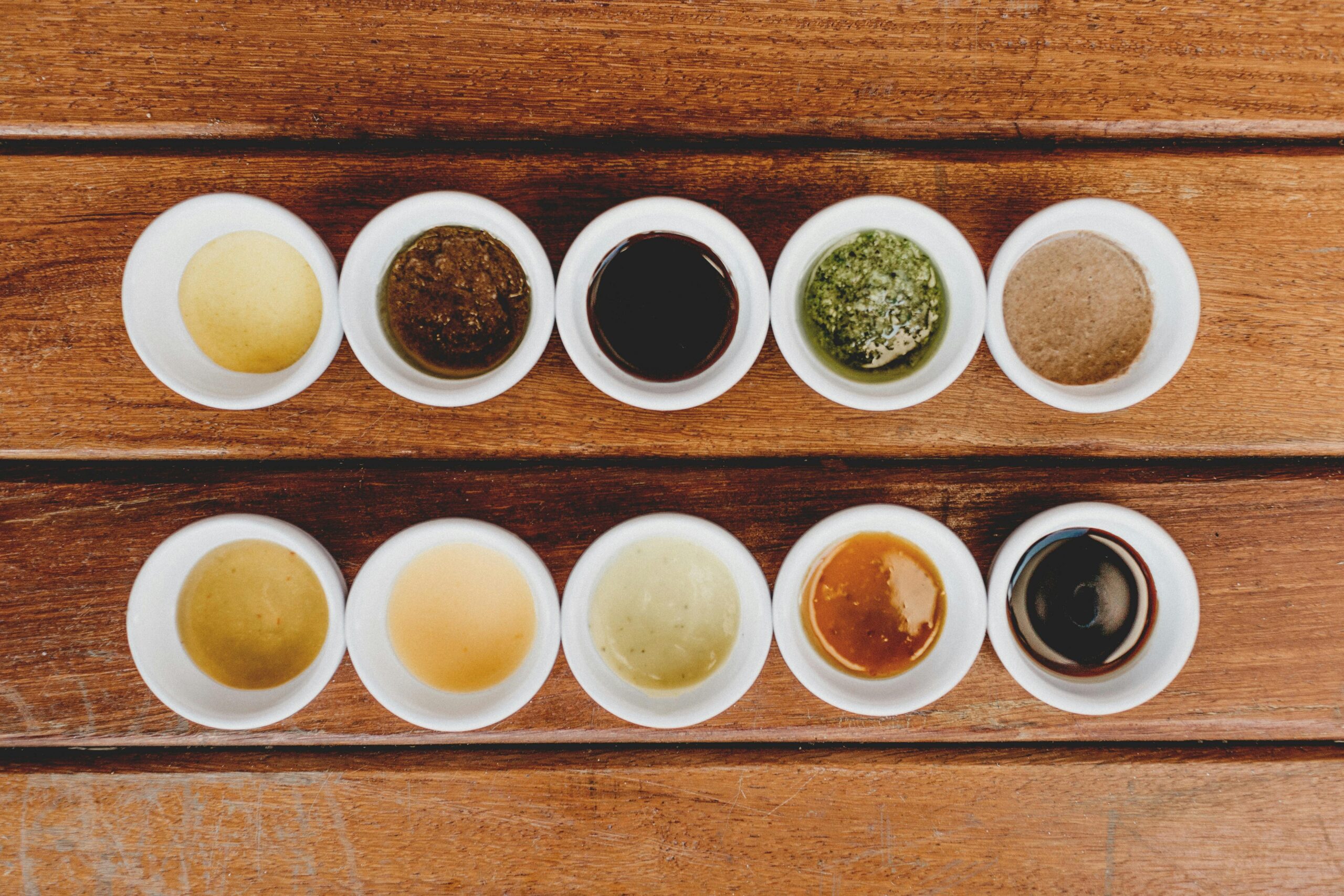 Comparison table displaying features of different types of organic pads