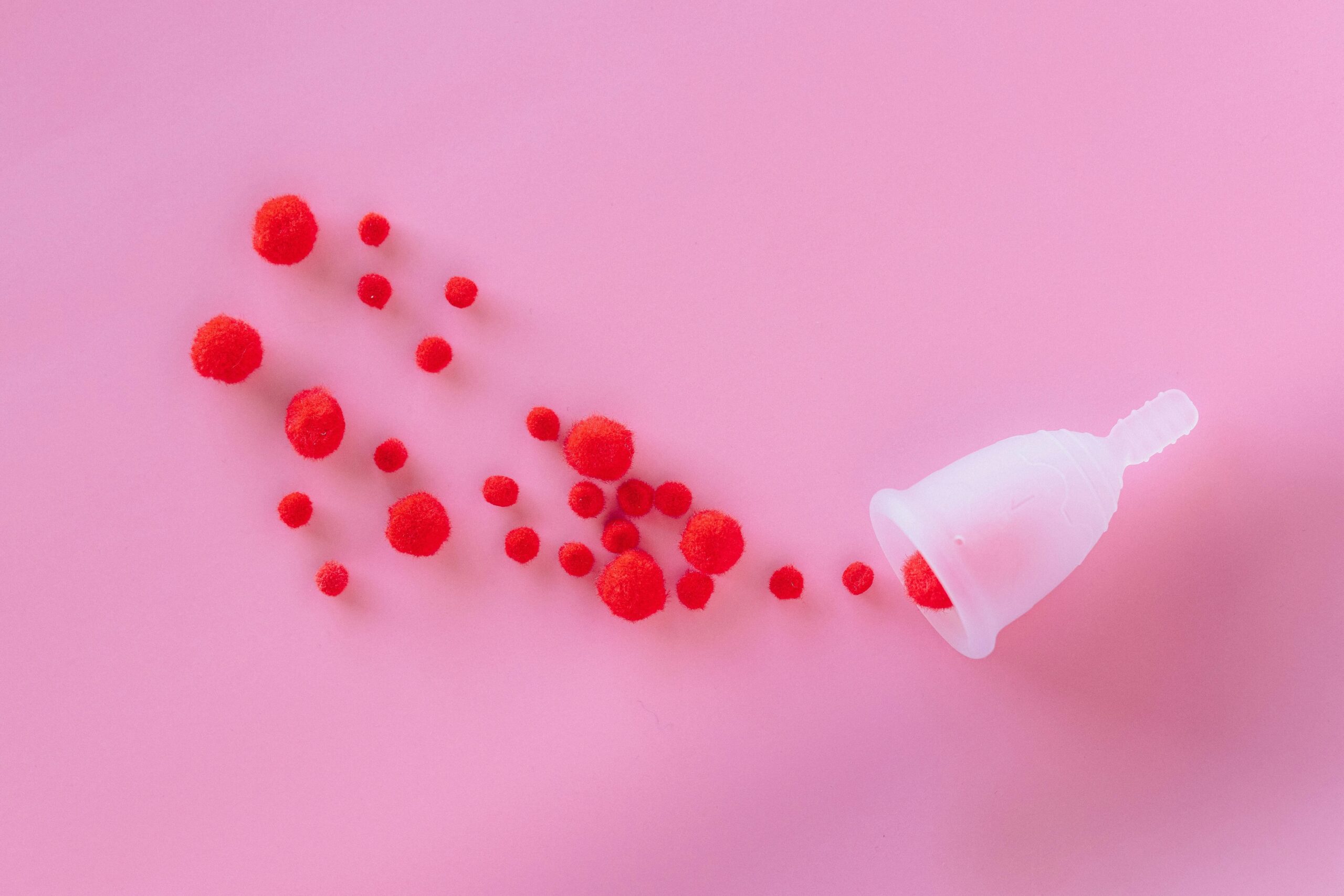 Graphic showing toxic ingredients found in conventional sanitary pads