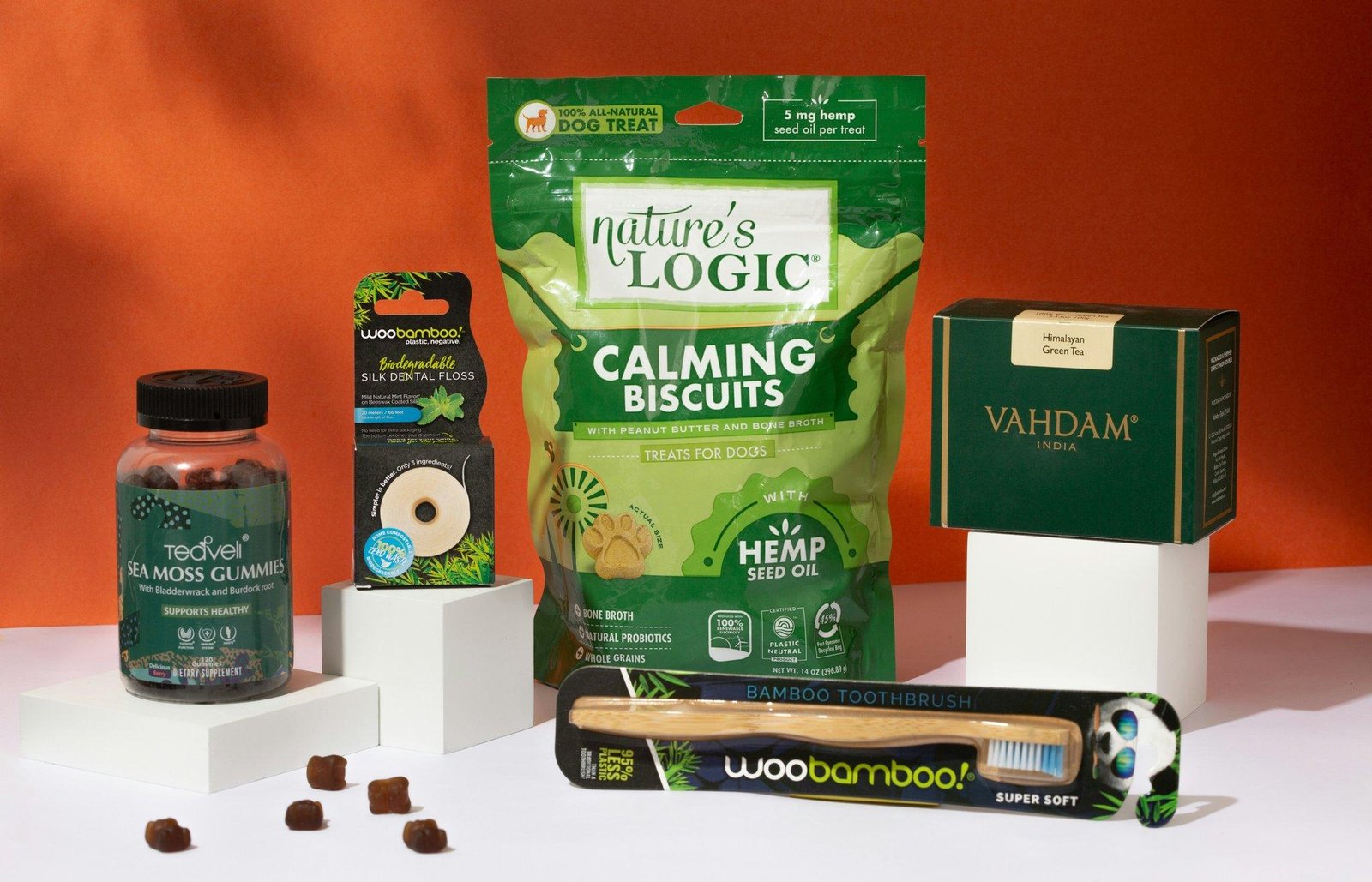 A selection of eco-friendly organic sanitary pads