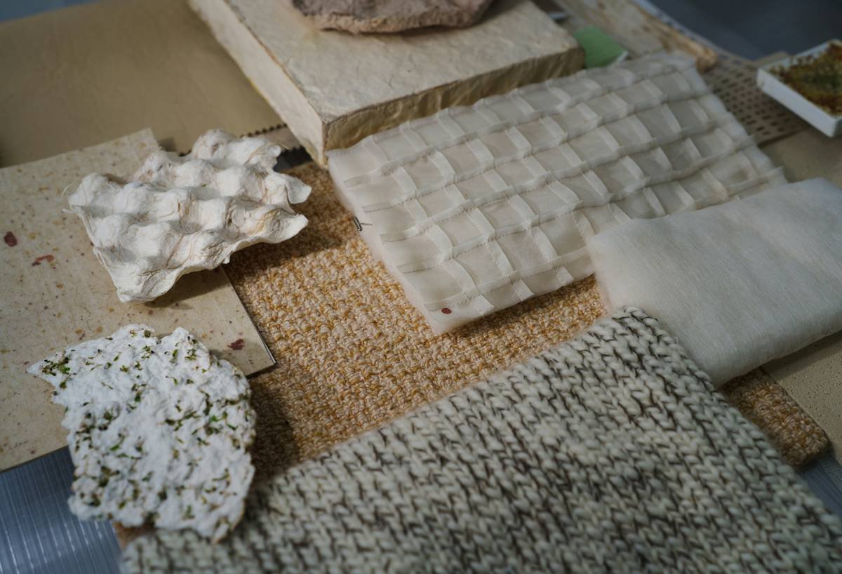 Close-up image of organic cotton pads designed for sensitive skin