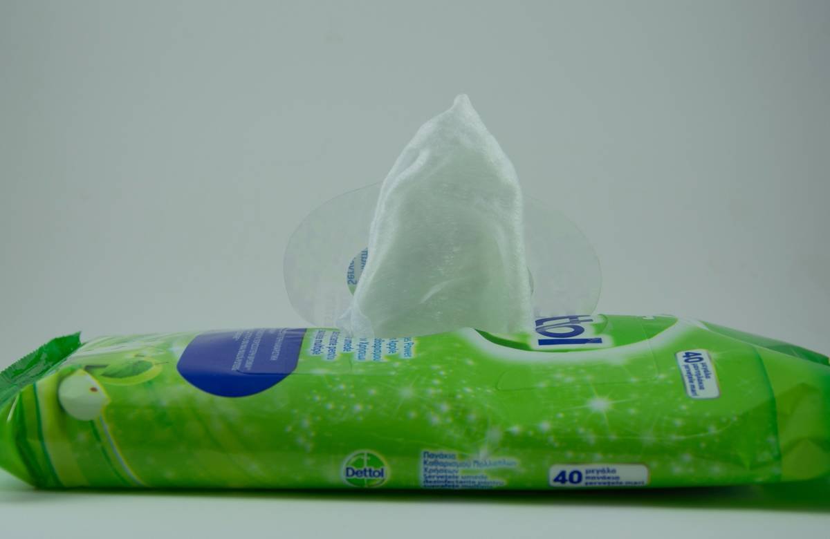 Close-up image of organic cotton used in eco-friendly sanitary pads