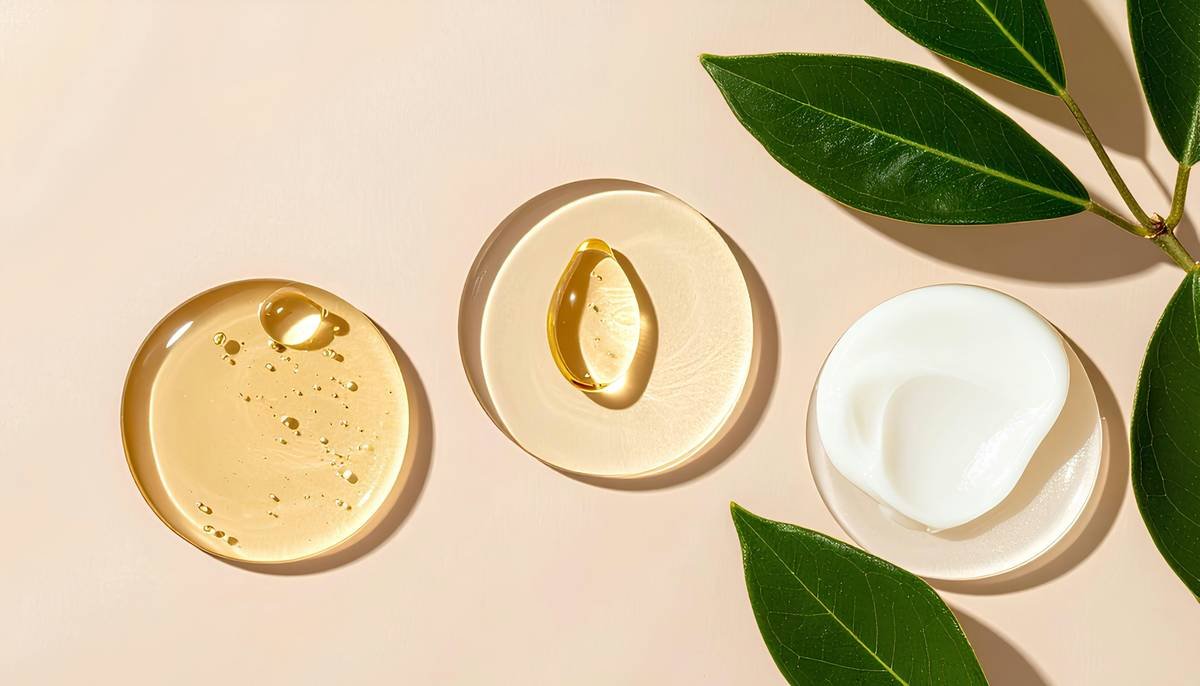 Side-by-side comparison chart showing typical ingredients in conventional facial pads versus certified organic pads, highlighting irritants like phenoxyethanol and fragrance in conventional vs. chamomile extract and organic aloe in organic versions.